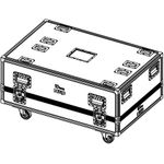 NEXO IDT-2CASE312 - Flight-Case passend für 2x Subwoofer IDS312 (IDT-2CASE312)