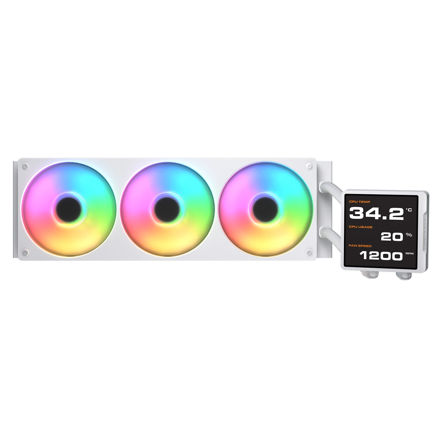 Cougar Poseidon Vistek Pro 360 ARGB CPU-Wasserkühlung Weiß