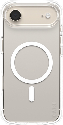 PanzerGlass CARE Fashionable Case Samba transp. w. white MagSafe iPhone 17 Air (CR69281)