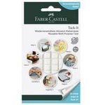 FABER-CASTELL Klebepads Tack-It, wieder ablösbar, weiß geeignet zum Kleben, Befestigen, Verbinden, Ausrichten, - 1 Stück (589150)