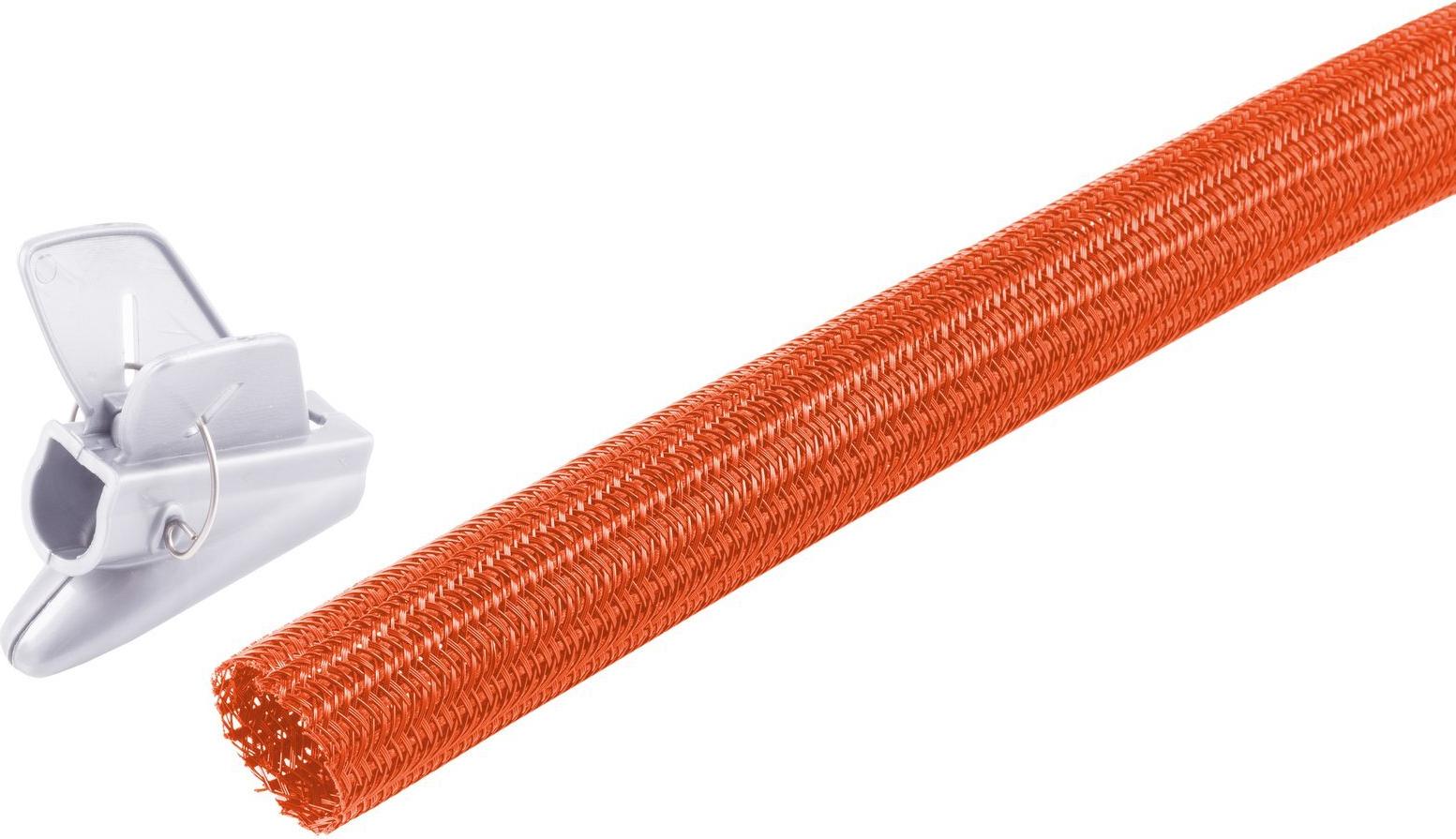 shiverpeaks ®--Flexibler Kabelkanal Set, 19mm, orange, 7,5m (BS18-35067)