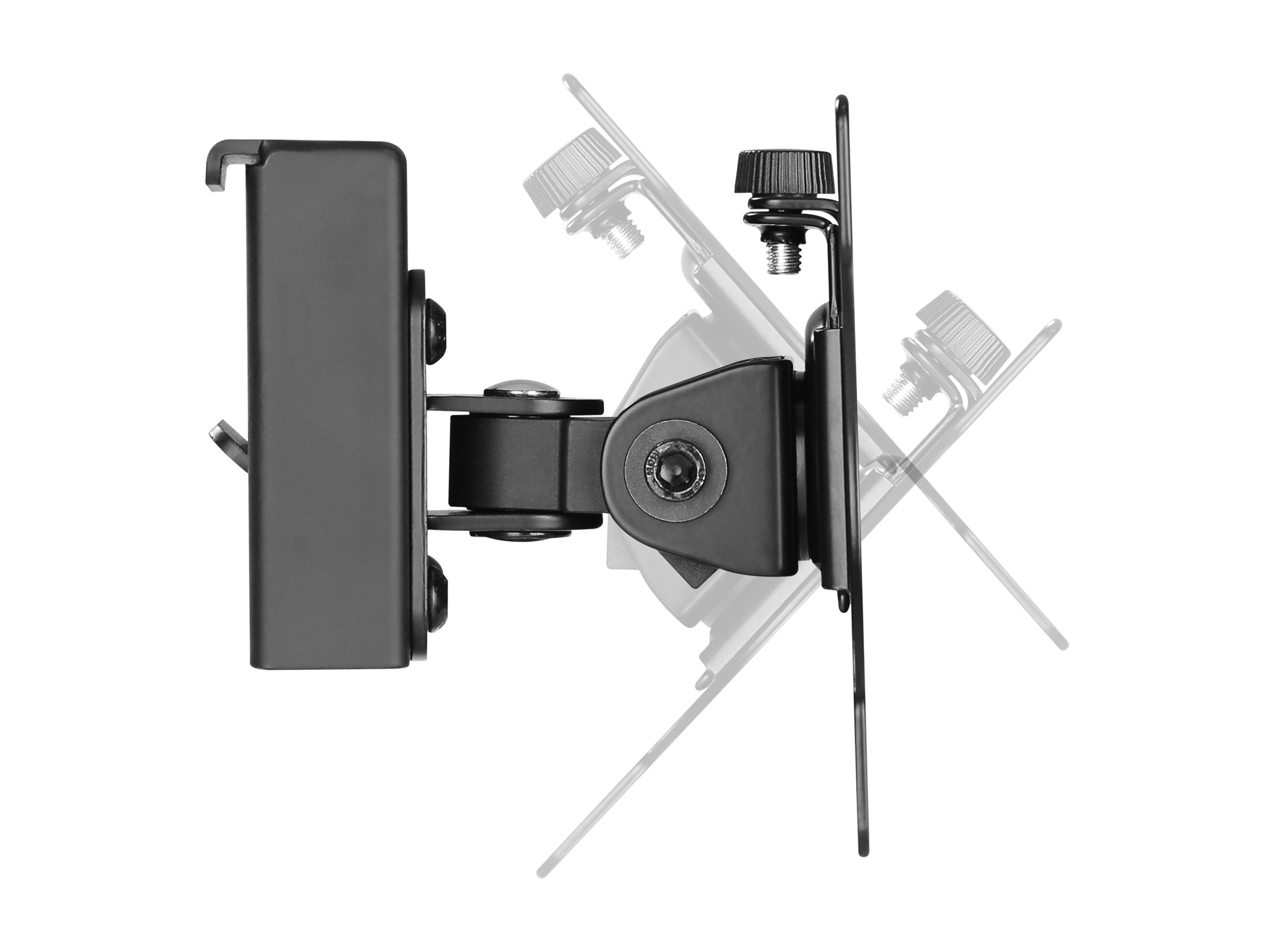 InLine Slatwall Monitorhalterung kurz für 13"-27" VESA 75/100 Schwarz