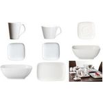 Ritzenhoff & Breker Kaffeetasse ARENA, 180 ml aus Porzellan, spülmaschinenfest, Höhe: 70 mm - 6 Stück (583724)