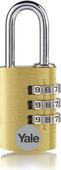 YALE YE3CB/38/131/1/GO Vorhängeschloss 38 mm Gold Zahlenschloss (YE3CB/38/131/1/GO)