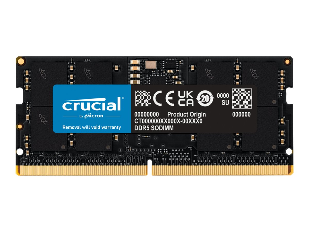 Crucial CT16G48C40S5 DDR5 SO-DIMM 16 GB 4800 MT/s CL40