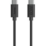 Hama Ladekabel, USB-C - USB-C, 60 W, 1,2 m, Schwarz (00086446)