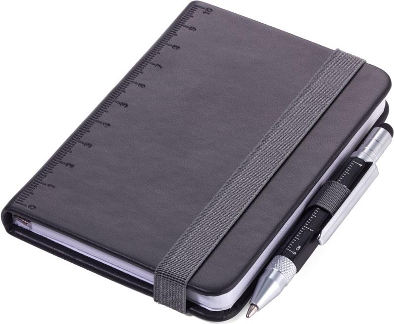 TROIKA NPP25/BK Notizbuch A7 128 Blätter Schwarz (NPP25/BK)