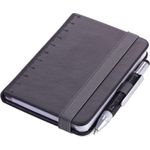 TROIKA NPP25/BK Notizbuch A7 128 Blätter Schwarz (NPP25/BK)