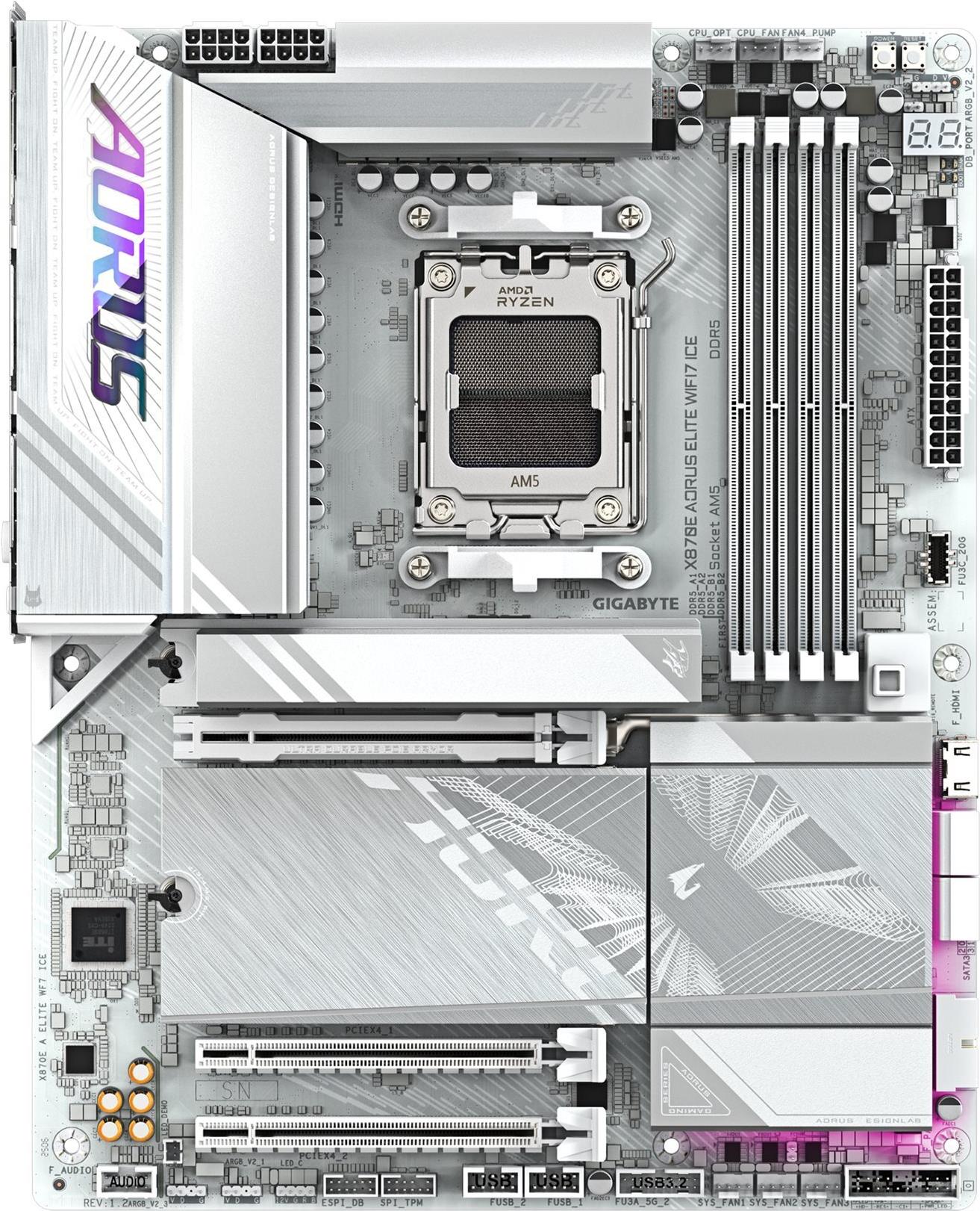 Gigabyte AORUS X870E ELITE WIFI7 ICE (X870E A ELITE WIFI7 ICE)