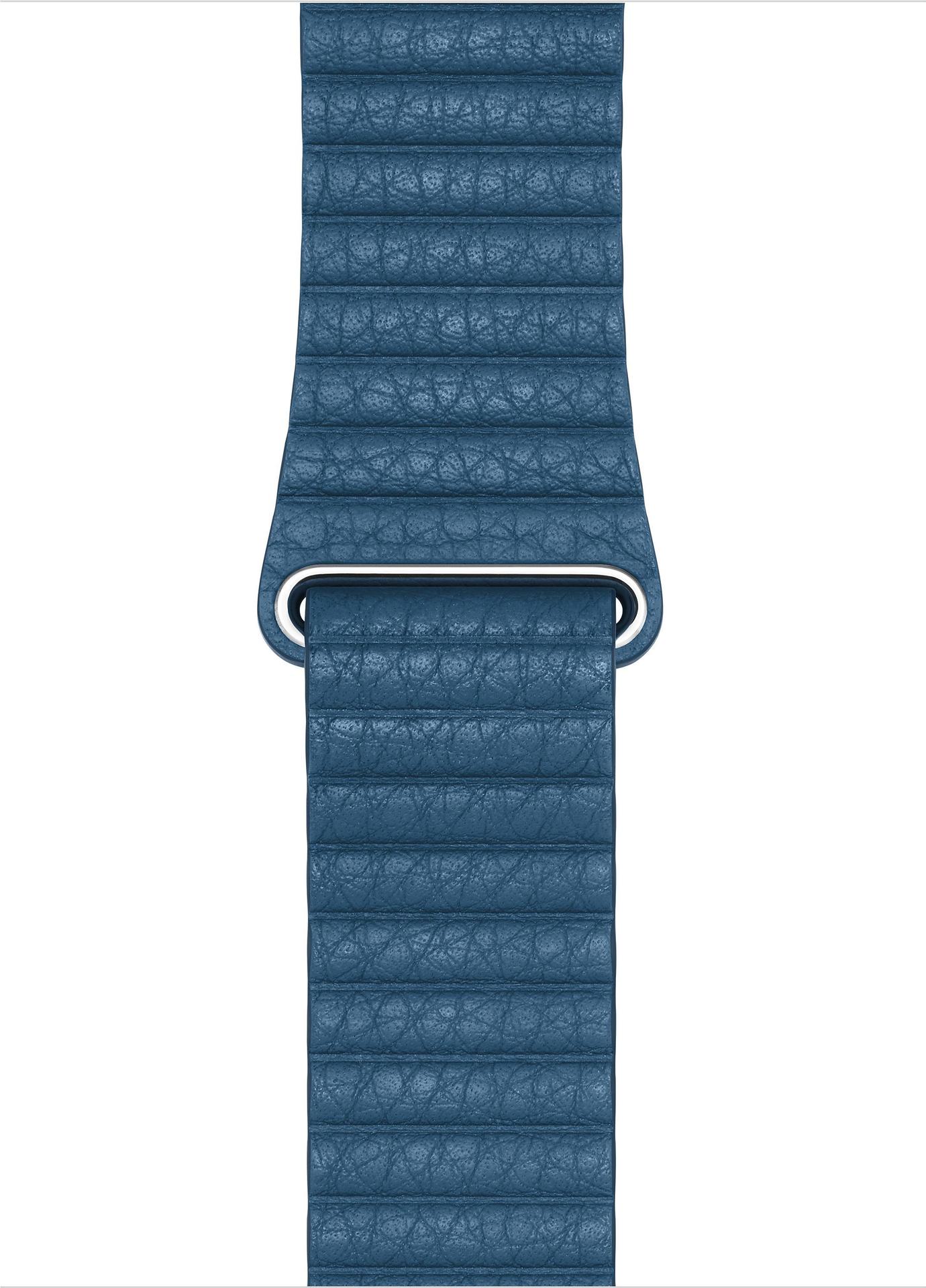 Apple MTHA2ZM/A Band Blau Leder Smartwatch-Zubehör (MTHA2ZM/A)