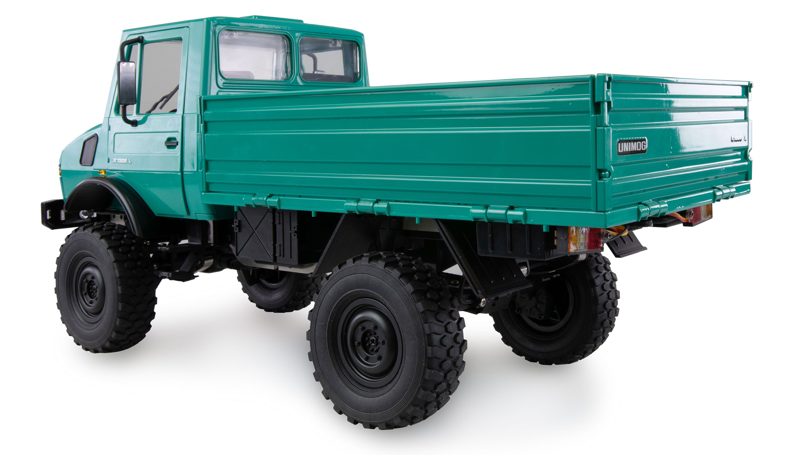 Amewi Mercedes-Benz Unimog Advanced 4WD 1:12 RTR petrol Grün