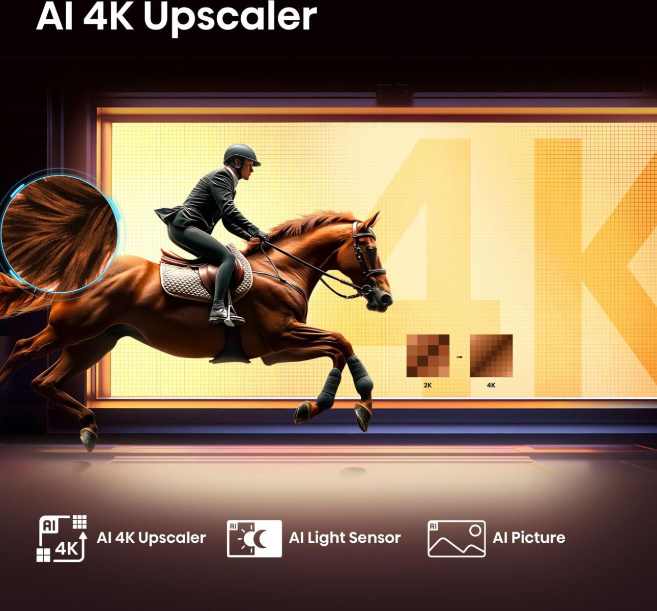Hisense E7Q Series 43E7Q 43" QLED 4K Smart TV Schwarz