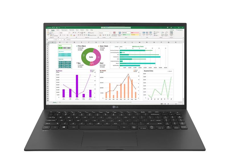 LG gram 15ZT90P Notebook 39,6 cm (15,6") Full HD Intel Core i3 8GB 256GB SSD Win10 IoT Black (15ZT90P-G.AM32G) (geöffnet) (geöffnet)