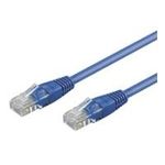 Wentronic Goobay CAT 5e Patchkabel, U/UTP, Blau, 3 m - CCA Kupfergemisch (68365)