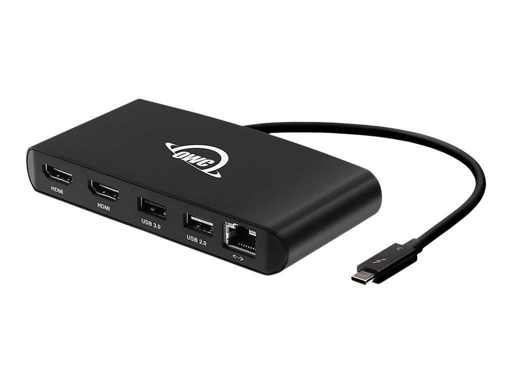OWC Thunderbolt 3 mini Dock Dockingstation Schwarz