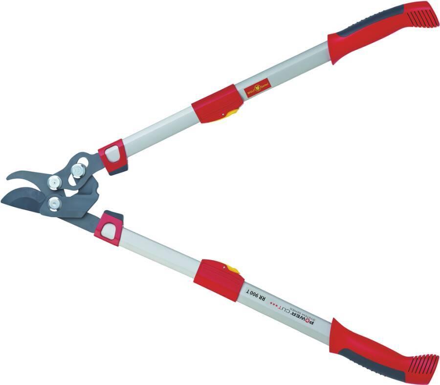 Wolf-Garten RR 900 T Power Cut Ast- und Rebenschere 65 cm Teleskopisch Grau, Rot
