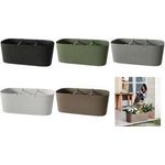 tera Pflanztrog "Kos", Breite: 780 mm, forest aus recyceltem Kunststoff, für den Innen- und Außenbereich, - 1 Stück (38713078239)