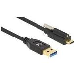 Delock USB-Kabel USB Typ A (M) bis USB-C (M) schraubbar (84031)
