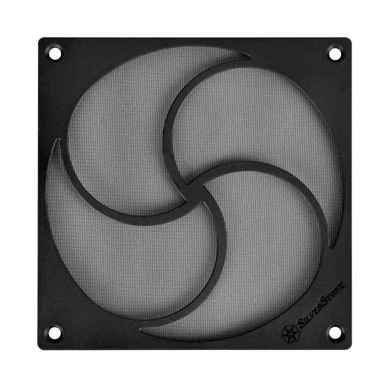 Silverstone SilverStone FF125B Lüftergitter mit Filter 120 mm Schwarz