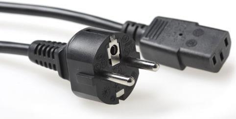 ADVANCED CABLE TECHNOLOGY Powercord mains connector CEE7/7 male - C13 2.50 m black