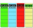 Elba Spine Label for Lever Arch Files 190 x 59 mm White-Green Grün - Weiß 10Stück(e) selbstklebendes Etikett (04617 WE/GN)