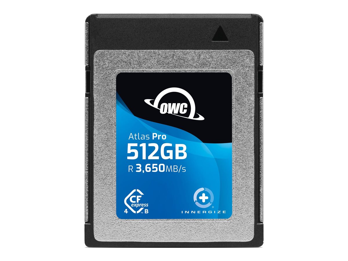 OWC Atlas Pro CFexpress Typ B Speicherkarte 512 GB 3650 MB/s Schwarz/Blau