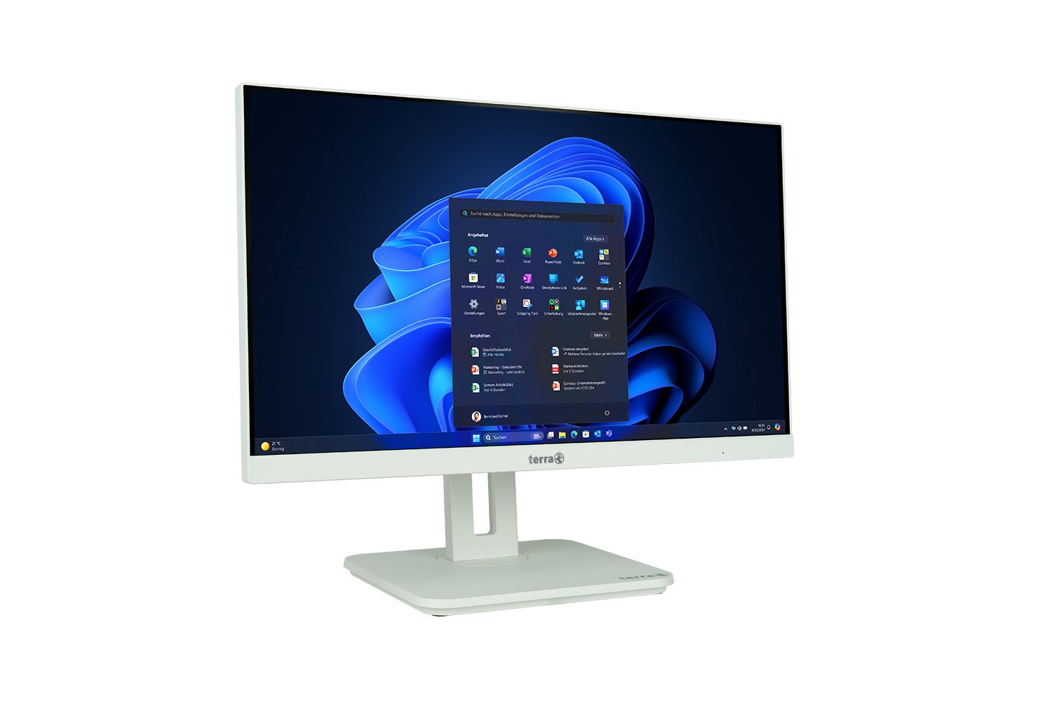 TERRA GREENLINE 2410HA All-in-One PC 23,8" Intel Core i5-12400 16 GB RAM 500 GB SSD Weiß