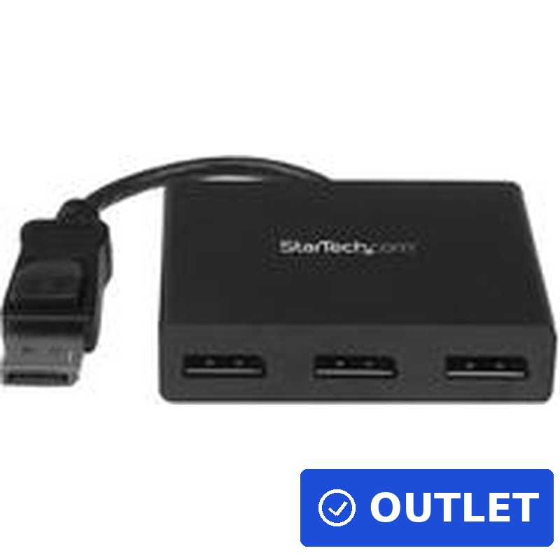 StarTech.com Triple Head DisplayPort 1,2 Multi Monitor MST Hub (MSTDP123DP)