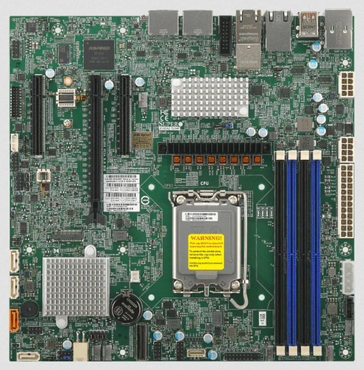 Supermicro MBD-X14SAZ-TLN4F-O Motherboard Intel W880 (MBD-X14SAZ-TLN4F-O)
