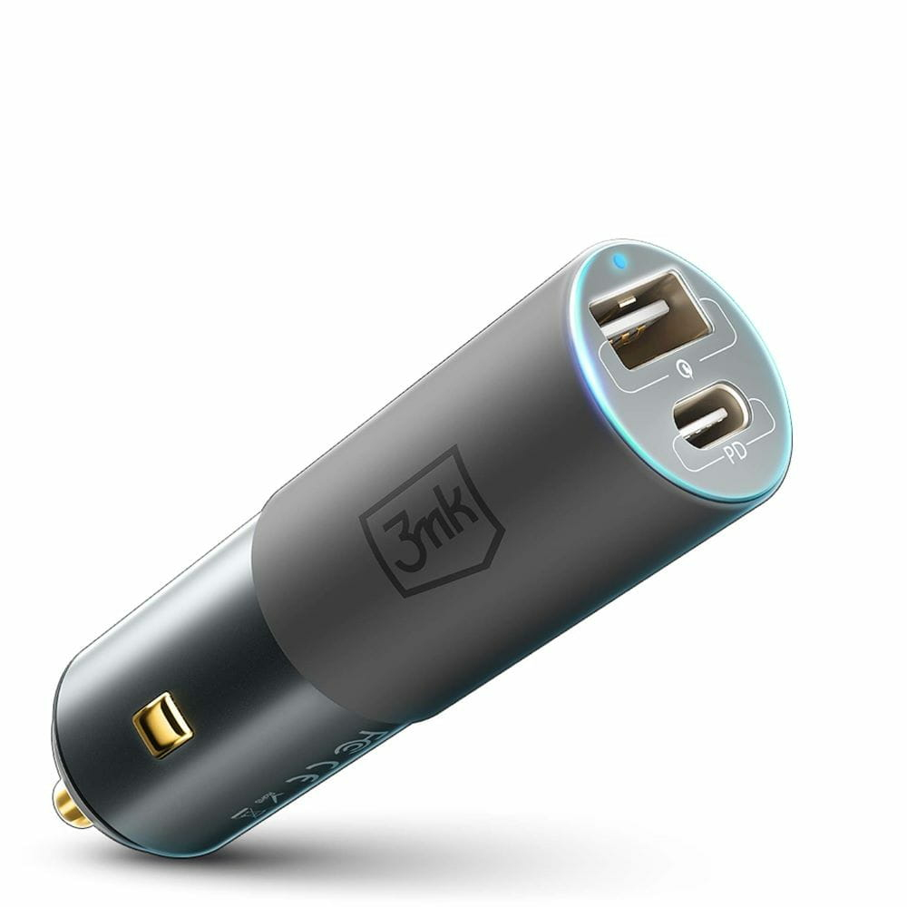 3MK Hyper Car Charger 100W USB-C PD Schwarz