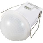 Sygonix SY-6733032 Decke Unterputz Decken-Bewegungsmelder 360° Relais Weiß (SY-6733032)