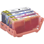 Renkforce Tinte Kombi-Pack ersetzt HP 364 XL (N9J74AE) Kompatibel Schwarz, Cyan, Magenta, Gelb RF-5705446 (RF-5705446)