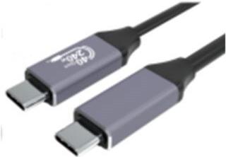 Gembird CCBP-USB4-CMCM240-1.5M Premium USB 4 Typ-C Lade- und Datenkabel, 40 Gbit/s, 240 W, 1,5 m (CCBP-USB4-CMCM240-1.5M)