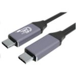 Gembird CCBP-USB4-CMCM240-1.5M Premium USB 4 Typ-C Lade- und Datenkabel, 40 Gbit/s, 240 W, 1,5 m (CCBP-USB4-CMCM240-1.5M)