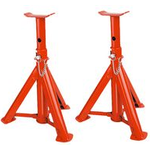 BRÜDER MANNESMANN Unterstellbock-Satz, Tragkraft: 2.000 kg zusammenklappbar mit Auflageteller & 3 Stützbeinen, mit - 1 Stück (M006-T)