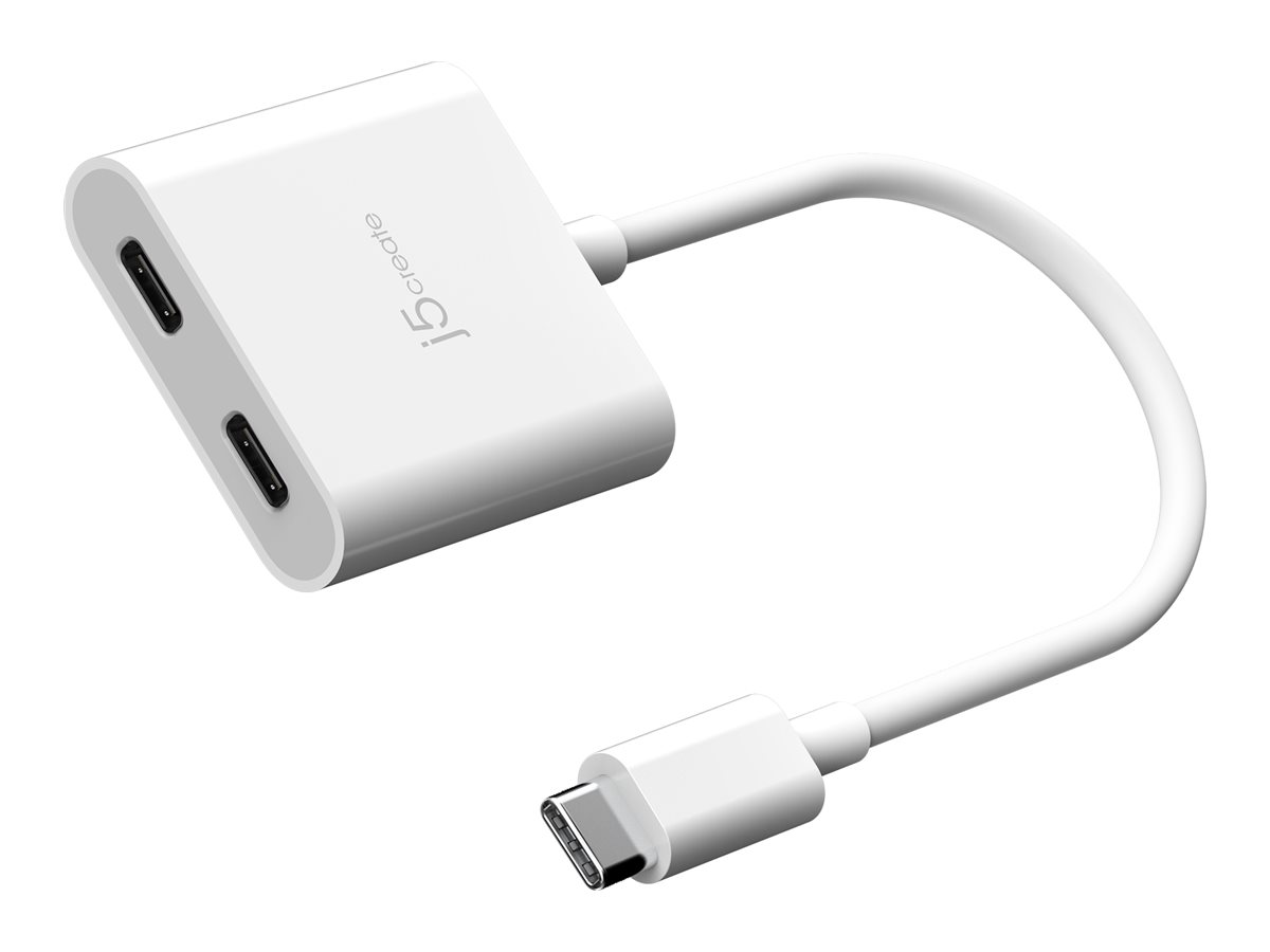 j5create JCA164 USB Typ-C-Adapter 10 cm Weiß