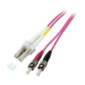 Patchkabel LWL Duplex OM4 (Multimode, 50/125) LC/ST, 2m, Good Connections® (LW-802LT4)