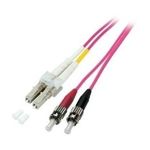 Patchkabel LWL Duplex OM4 (Multimode, 50/125) LC/ST, 2m, Good Connections® (LW-802LT4)