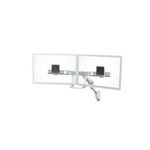 ERGOTRON HX Dual Monitor Arm in Weiß - Wandhalterung mit patentierter CF-Technologie für 2 Bildschirme bis 81,30cm (32") , 29.2cm Höhenverstellung, VESA Standard (45-479-216)