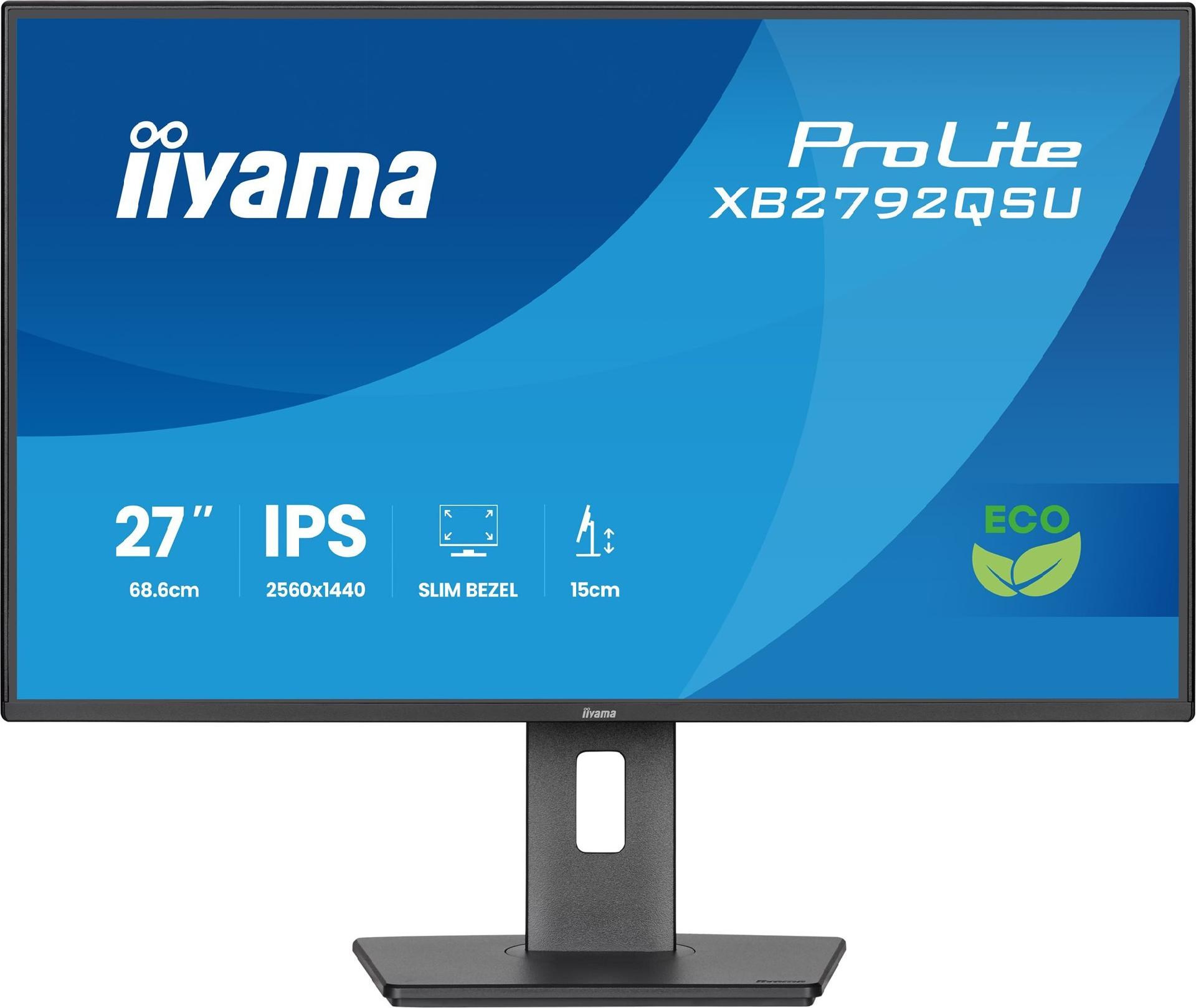 iiyama ProLite XB2792QSU-B1 27" QHD IPS 120 Hz Monitor Schwarz