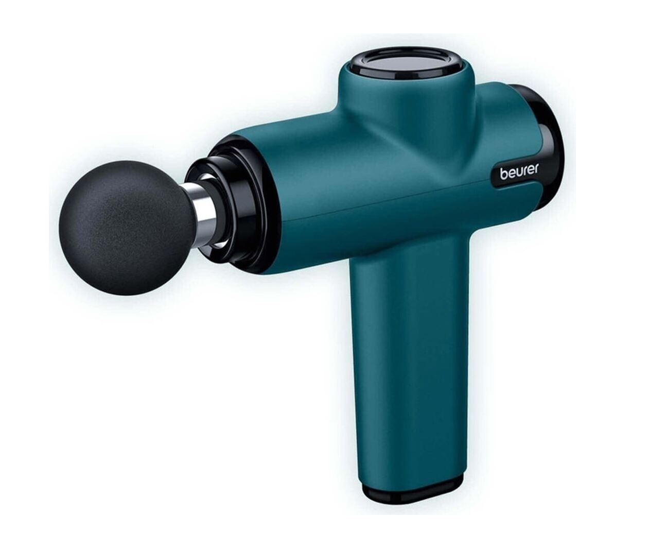 Beurer MG 99 Compact Massagepistole - 5 Intensitätsstufen, 4 Aufsätze, bis 5 Std. Akku