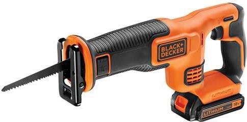 Black & Decker BDCR18. Entladungslänge: 2,2 cm, Hubzahl: 3000 SPM, Vibrationsemission: 19,7 m/s². Produktfarbe: Schwarz, Orange. Batteriespannung: 18 V, Batterietechnologie: Lithium-Ion (Li-Ion), Batteriekapazität: 1,5 Ah (BDCR18-QW)