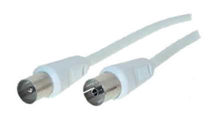 ShiverPeaks BS80025-128 Koaxial Signalkabel 5 m Weiß