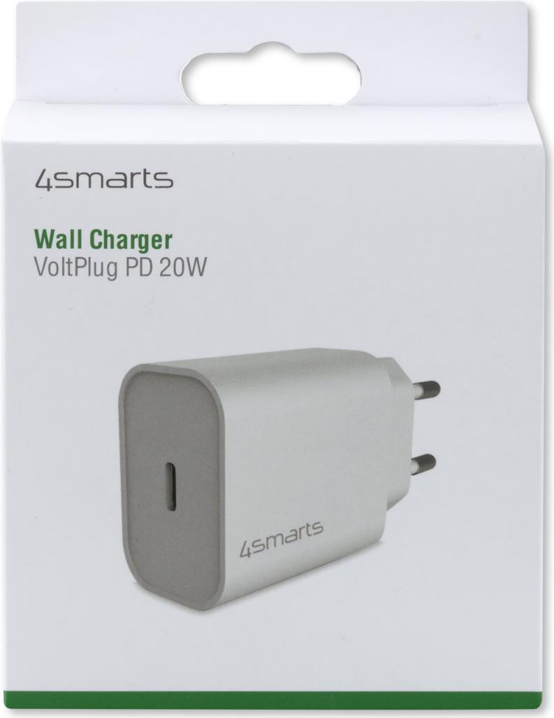 4smarts VoltPlug Netzteil 20 Watt 3 A PD USB-C 465575 