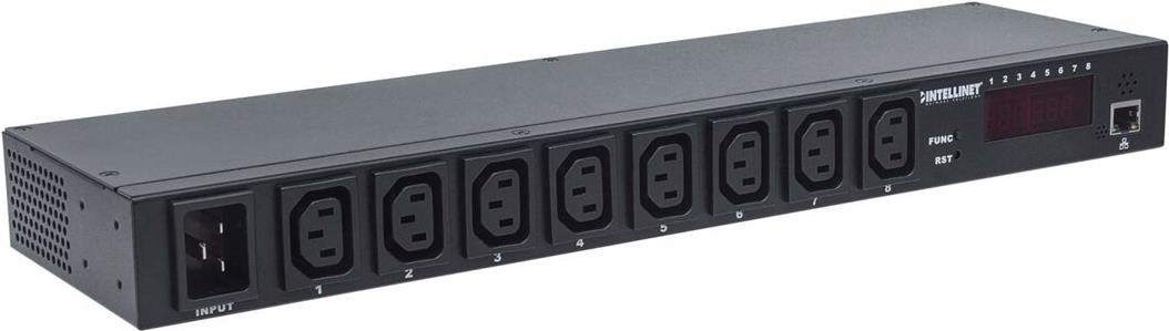 Intellinet 19" Intelligent 8-Port PDU 8x IEC C13 Ethernet Schwarz