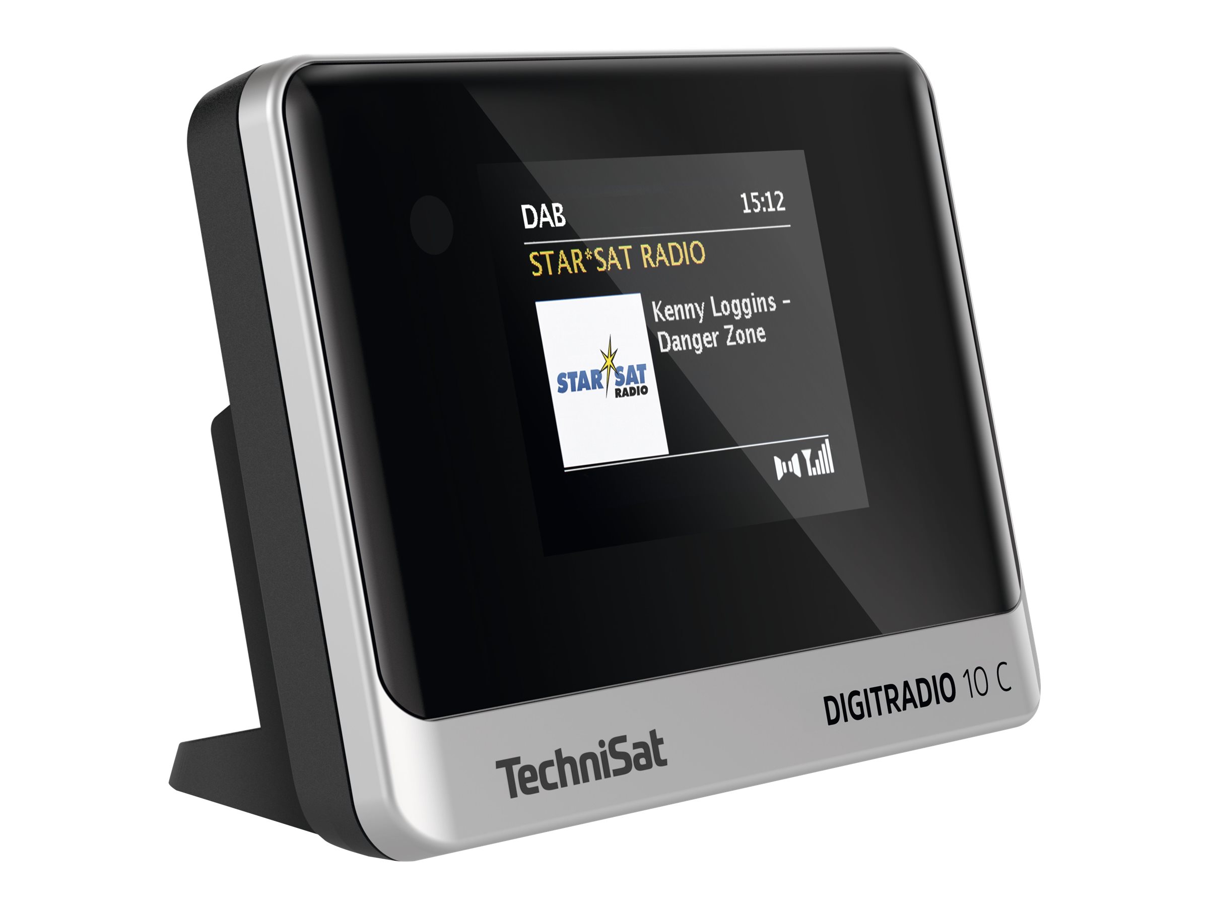 TechniSat DigitRadio 10 C DAB-Radiotuner Schwarz, Silber
