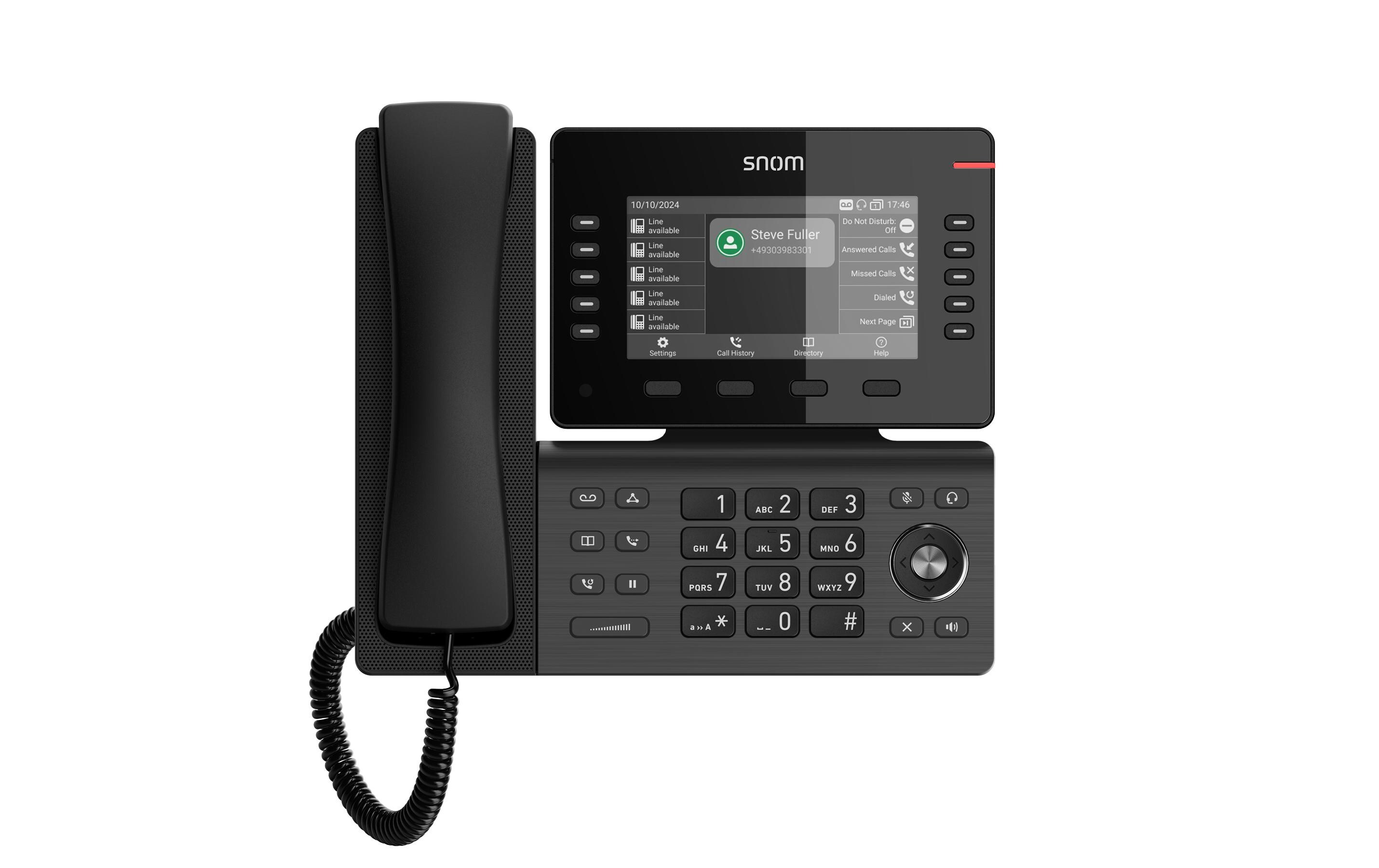 Snom D815W VoIP-Telefon Gun Metal Black