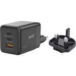 Acer GaN charger 2x USB-C+ 1x USB-A black (HP.DSCAB.019)