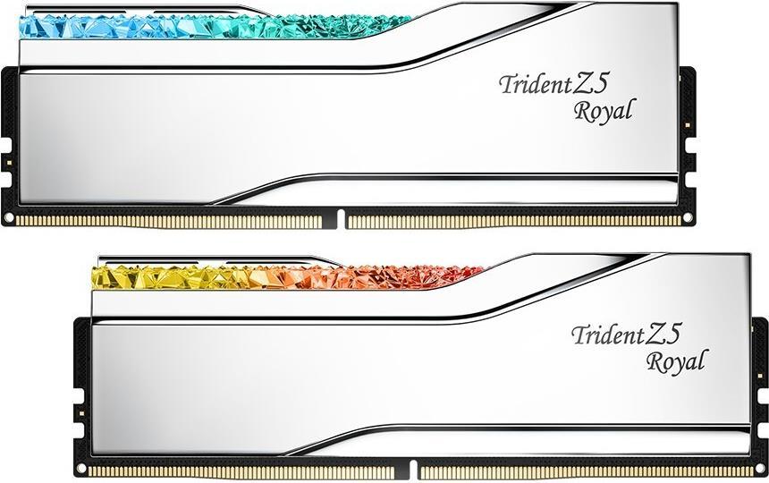 G.Skill DIMM 32 GB DDR5-6000 (2x 16 GB) Dual-Kit	 (silber, F5-6000J2836G16GX2-TR5NS, Trident Z5 Royal Neo, AMD EXPO) (F5-6000J2836G16GX2-TR5NS) (B-Ware)