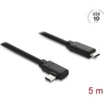 Delock Aktives Optisches Kabel USB 10 Gbps USB Type-C™ Stecker zu Stecker gewinkelt 5 m (87240)